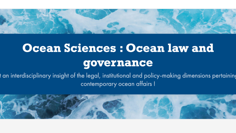 Ocean Sciences: Ocean law and governance - CIVIS course