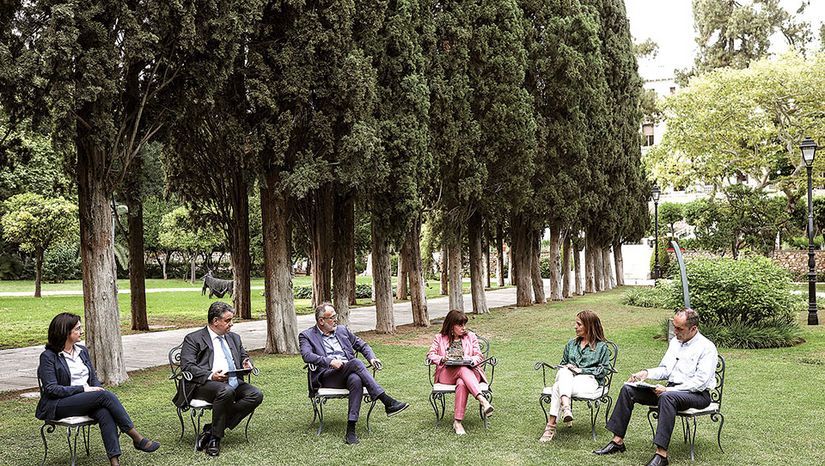 Συναντήσεις στον κήπο του Προεδρικού Μεγάρου: «Αντιμετώπιση της κλιματικής αλλαγής»